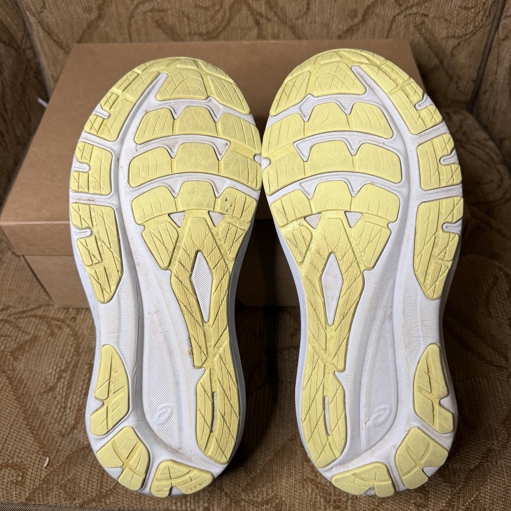 Asics GT-2000 13 Womens Size 11 Blue Gold White Athletic Running Shoes Used - Picture 9 of 10